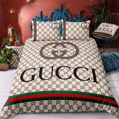 fake gucci quilt queen bed|Gucci bed set – MY luxurious home.